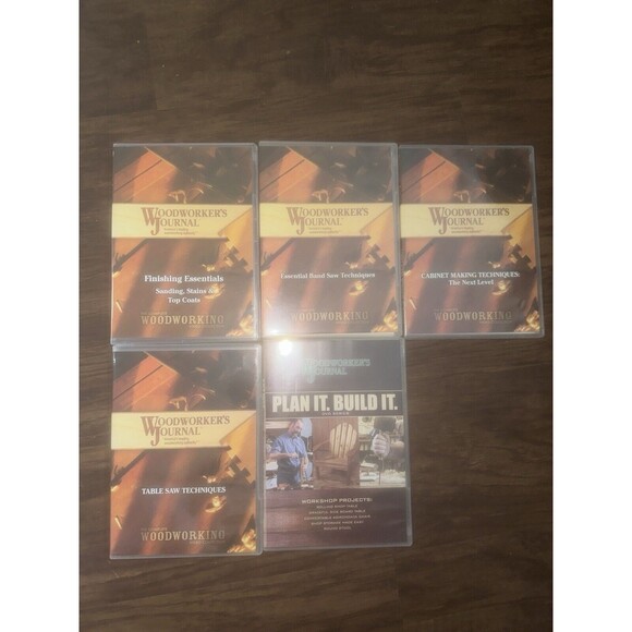 Woodworker's Journal DVDs Video Collection Wood Shop Educational Huge Lot Of 27! - Picture 5 of 5